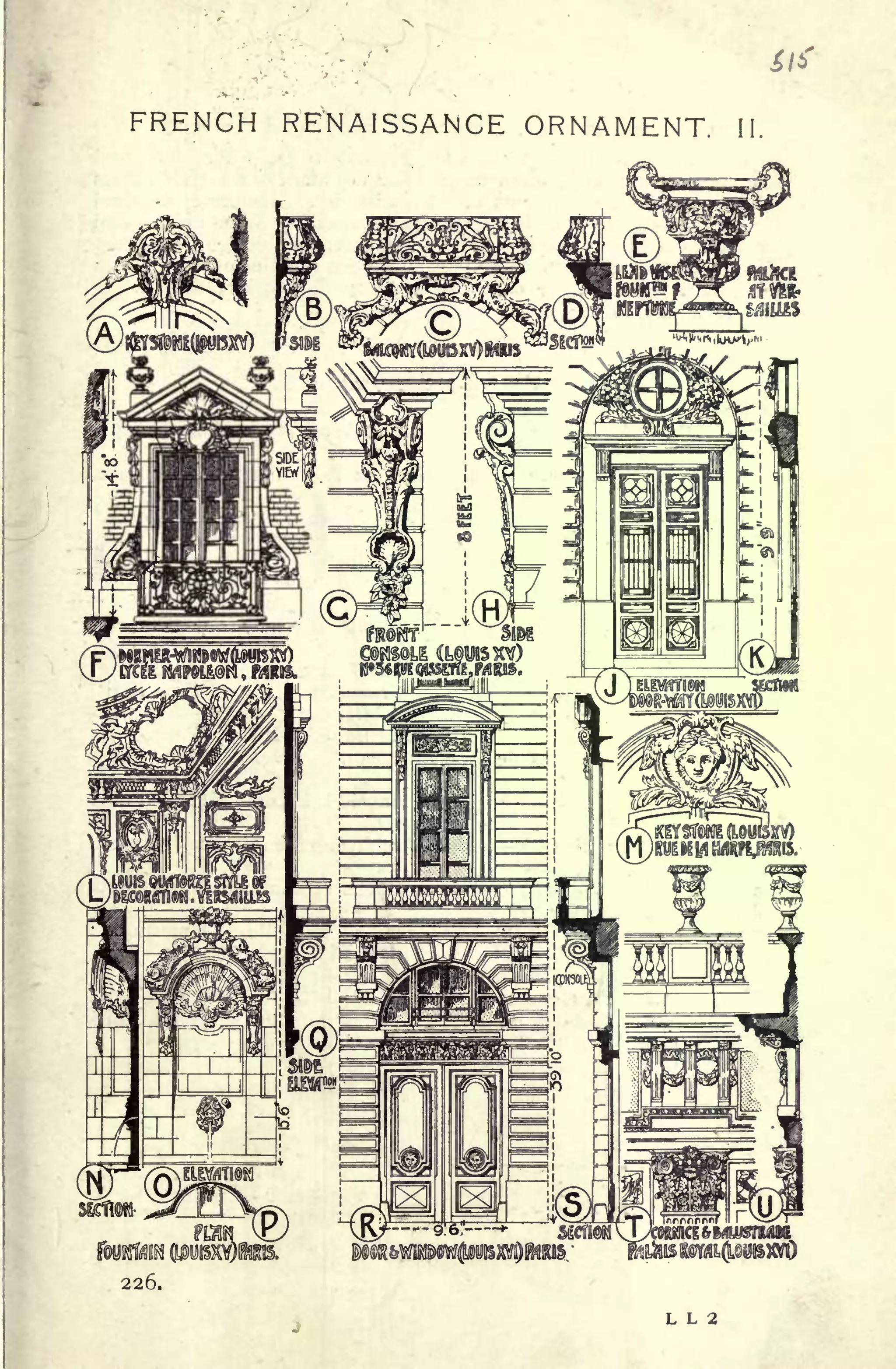 ilf
FRENCH RENAISSANCE ORNAMENT.
226.
L L 2
 