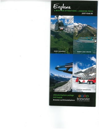 Banff Gondola Brochure Reading Skill Building