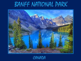 BANFF NATIONAL PARK




      CANADA
 