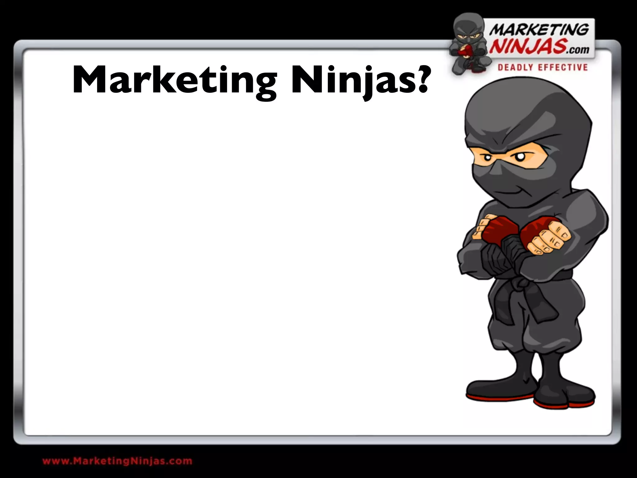 Marketing Ninjas?
 