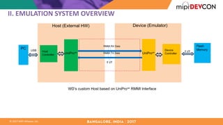 MIPI DevCon Bangalore 2017: Emulation of DUT Using MIPI RMMI (M-PHY ...