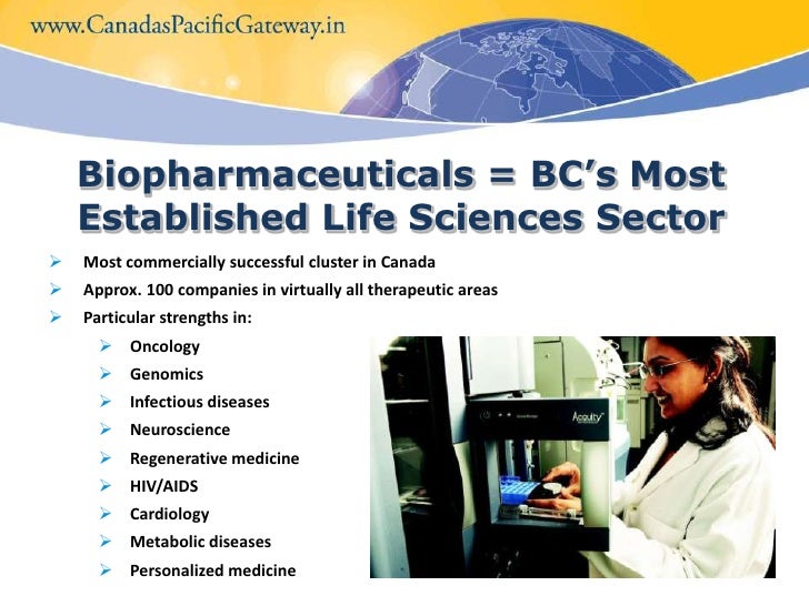 British Columbia Biotech Sector Presented by Bhanu Rahoni Secto…