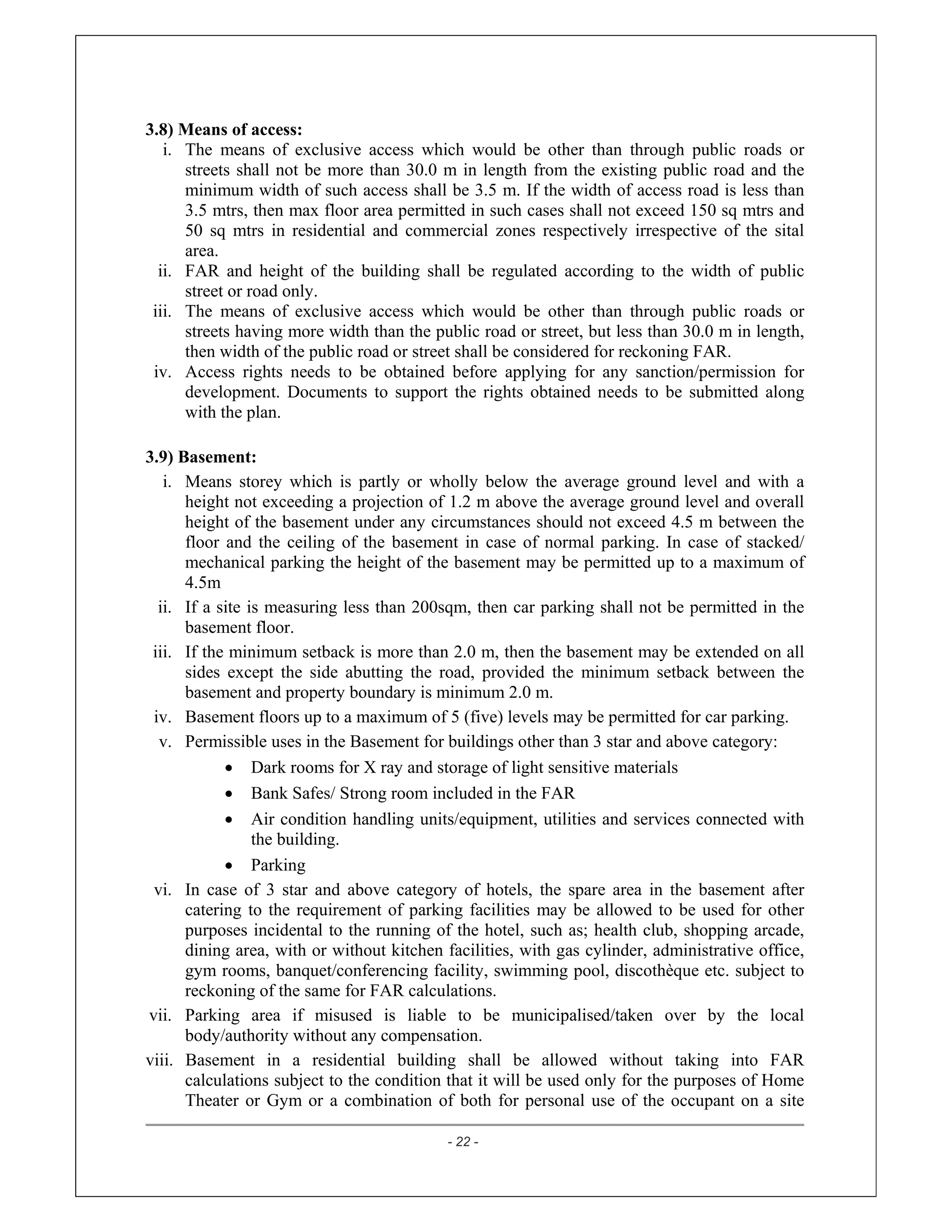 Bangalore zoning regulations | PDF