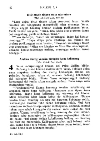 Banggai bible   new testament