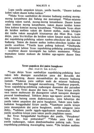 Banggai bible   new testament
