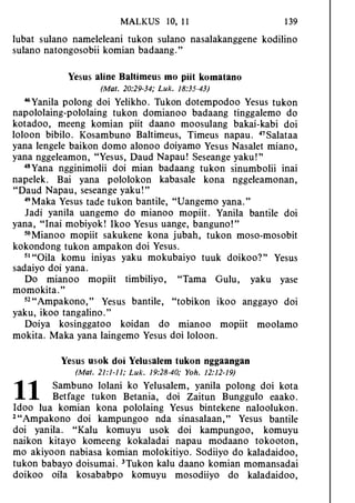 Banggai bible   new testament