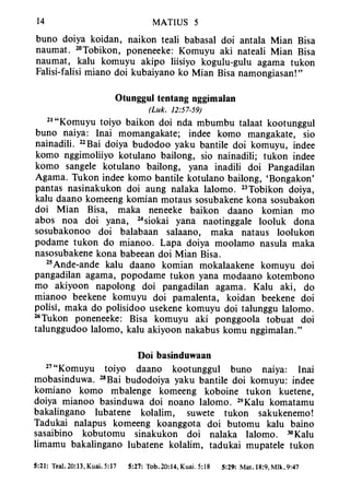 Banggai bible   new testament