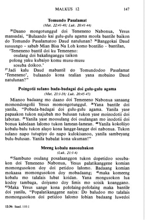 Banggai bible   new testament