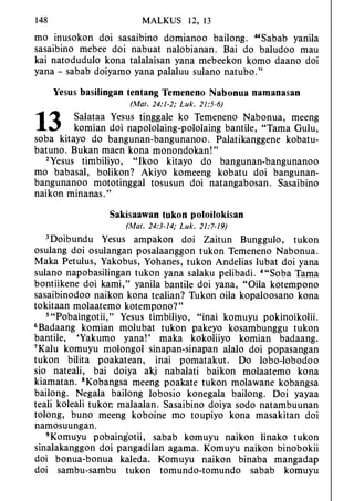 Banggai bible   new testament