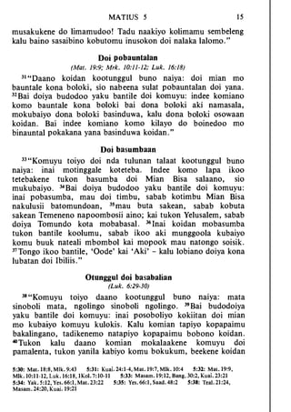 Banggai bible   new testament