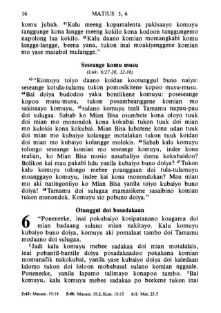 Banggai bible   new testament