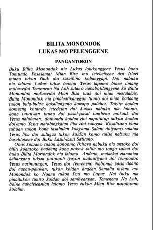 Banggai bible   new testament