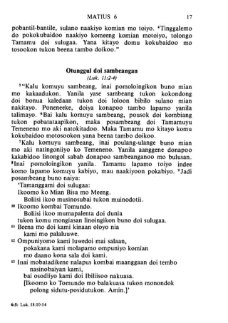Banggai bible   new testament