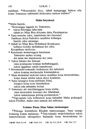 Banggai bible   new testament