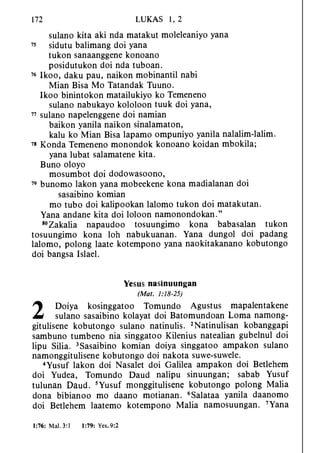 Banggai bible   new testament