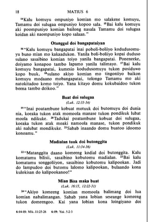 Banggai bible   new testament