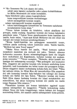 Banggai bible   new testament