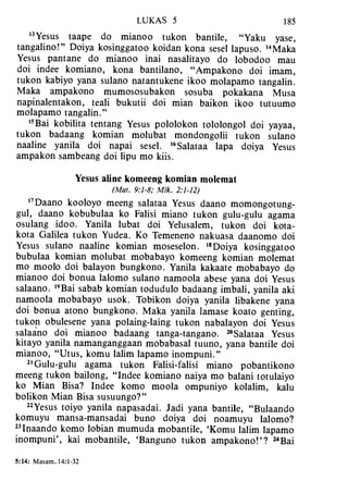 Banggai bible   new testament