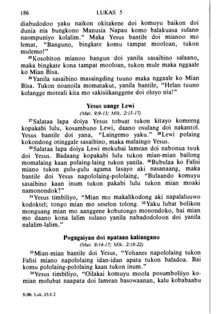 Banggai bible   new testament