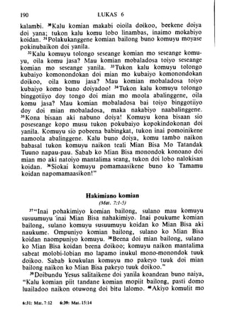 Banggai bible   new testament