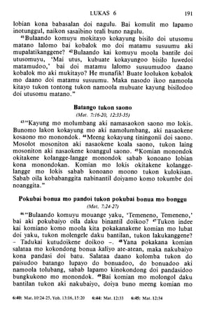 Banggai bible   new testament