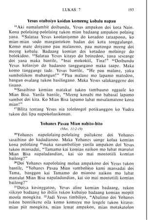 Banggai bible   new testament