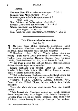 Banggai bible   new testament