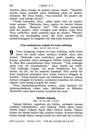 Banggai bible   new testament