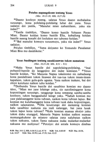 Banggai bible   new testament