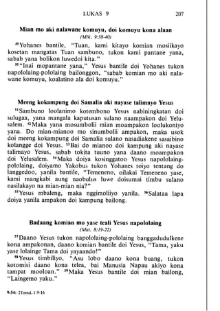 Banggai bible   new testament