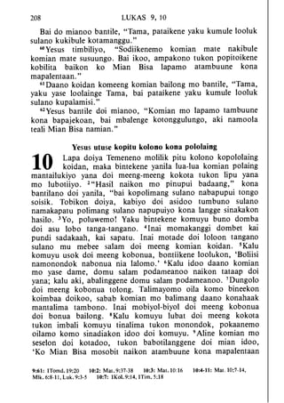 Banggai bible   new testament