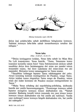 Banggai bible   new testament