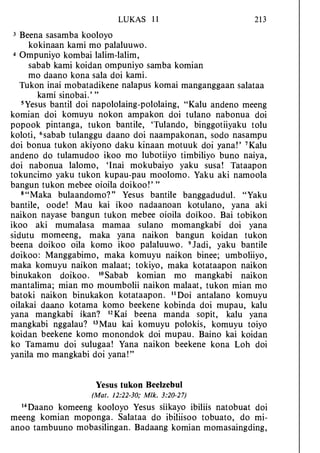 Banggai bible   new testament