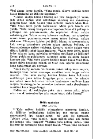Banggai bible   new testament