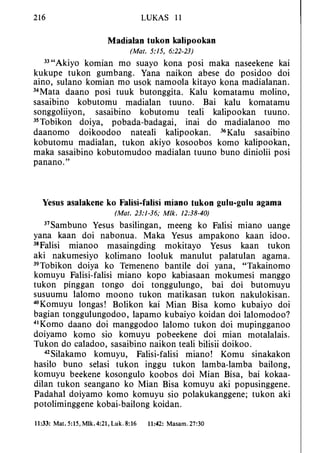 Banggai bible   new testament