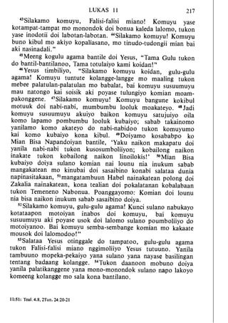 Banggai bible   new testament