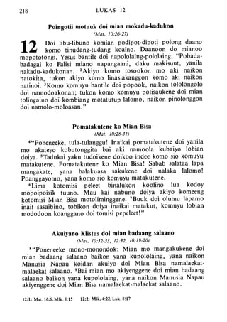 Banggai bible   new testament