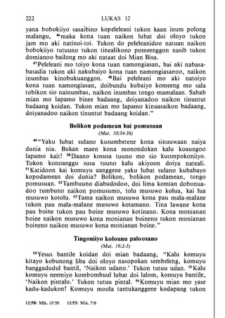 Banggai bible   new testament