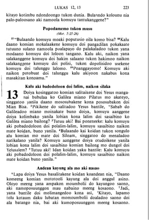Banggai bible   new testament