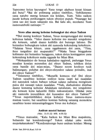 Banggai bible   new testament
