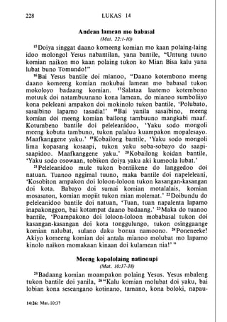 Banggai bible   new testament