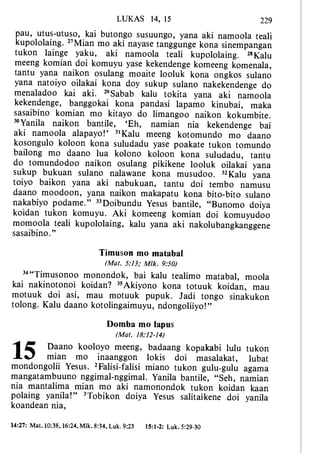 Banggai bible   new testament