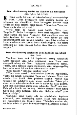 Banggai bible   new testament