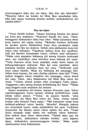 Banggai bible   new testament