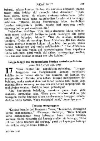 Banggai bible   new testament