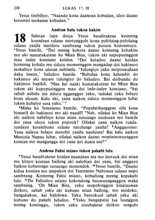 Banggai bible   new testament
