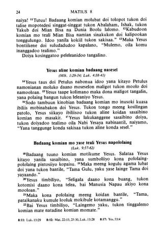 Banggai bible   new testament