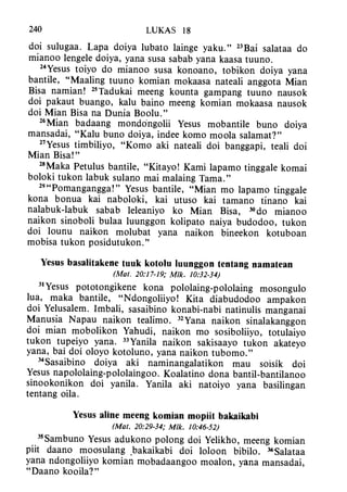 Banggai bible   new testament