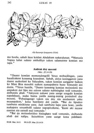 Banggai bible   new testament