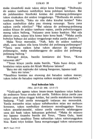 Banggai bible   new testament